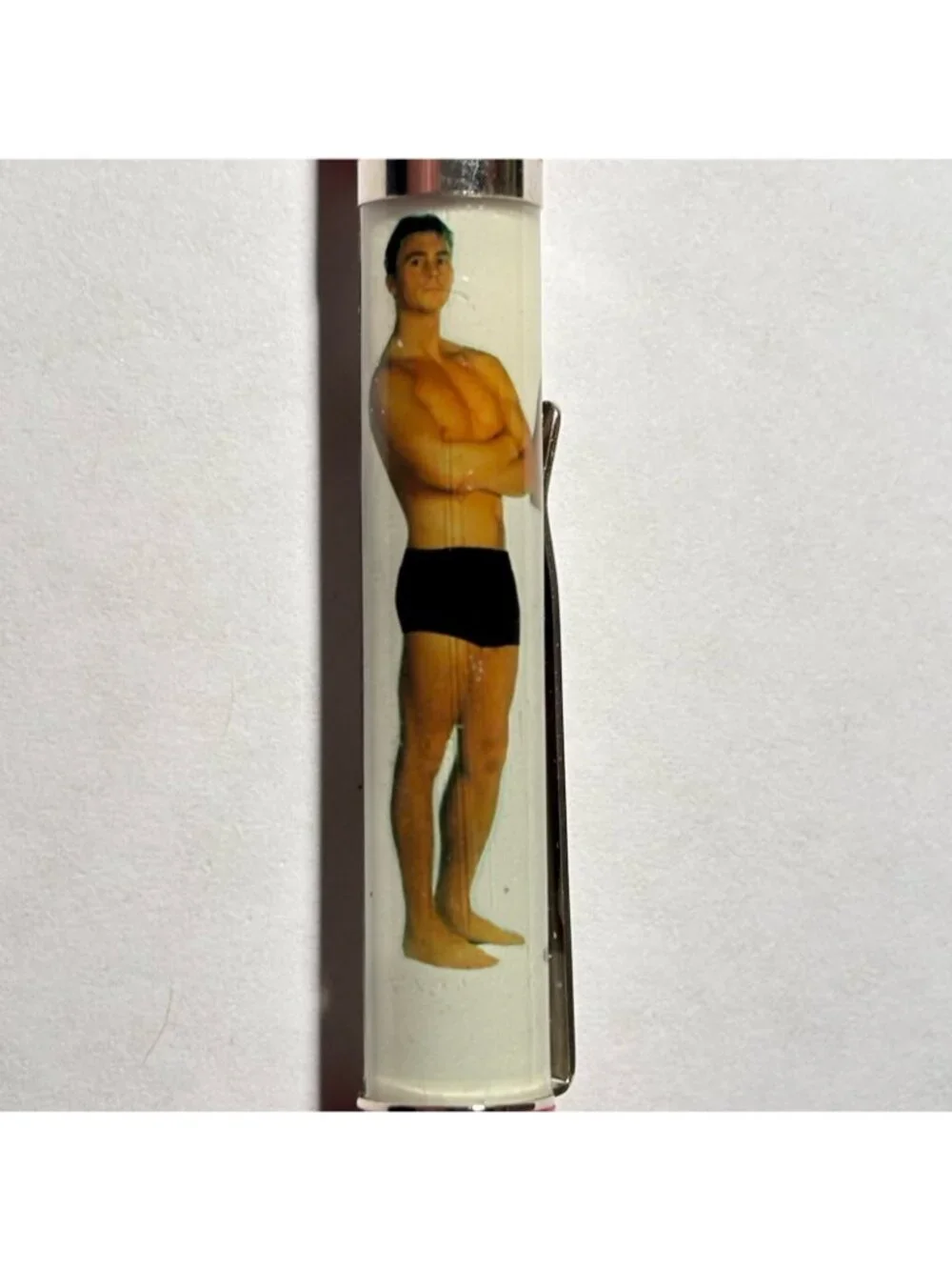 Male Stripper Floaty Pen Nude Model Naked Man Nudie Collectible Vintage Strip